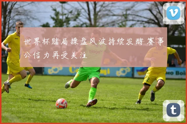 世界杯赌局操盘风波持续发酵 赛事公信力再受关注