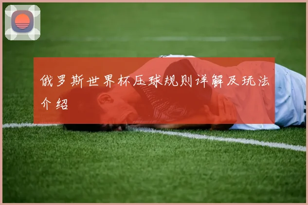 俄罗斯世界杯压球规则详解及玩法介绍